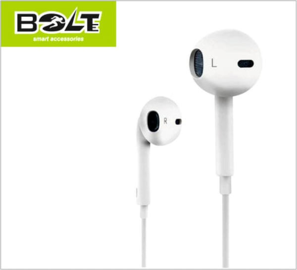 BOLTE BE-11 Wired In the Ear (With mic - Yes, White) 